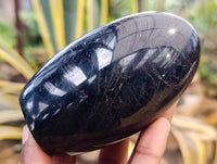 Polished Black Tourmaline Standing Free Forms x 4 From Madagascar - Toprock Gemstones and Minerals 