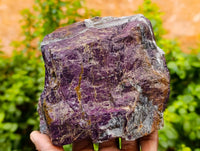 Natural Metallic Purpurite Cobbed Specimens x 2 From Erongo, Namibia