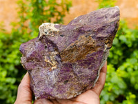 Natural Metallic Purpurite Cobbed Specimens x 2 From Erongo, Namibia