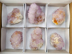Natural Amethyst Spirit Quartz Clusters x 6 From Boekenhouthoek, South Africa - Toprock Gemstones and Minerals 