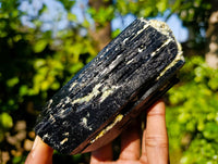 Natural Schorl Black Tourmaline Specimens x 2 From Erongo, Namibia