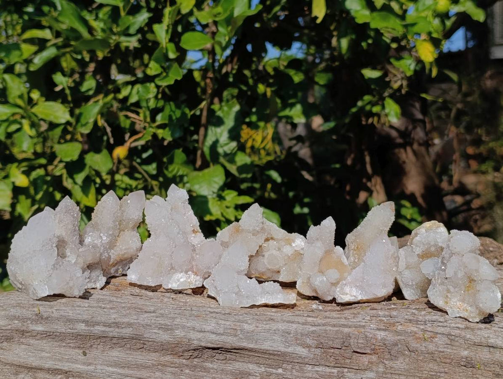 Natural Spirit Quartz Clusters x 12 From Boekenhouthoek, South Africa - Toprock Gemstones and Minerals 