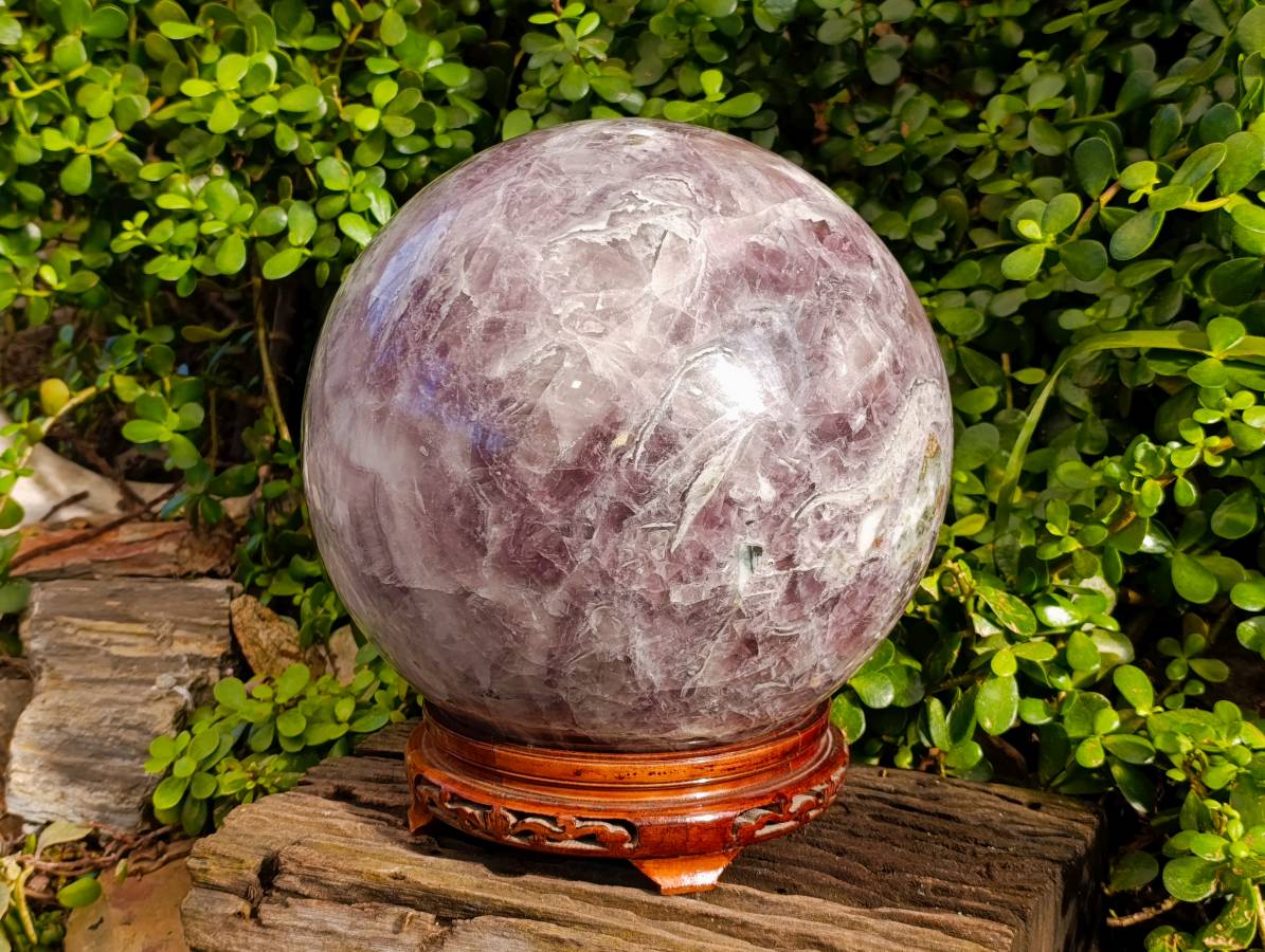 Polished Fluorite Sphere x 1 From Namibia - Toprock Gemstones and Minerals 