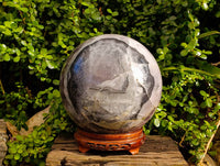 Polished Fluorite Sphere x 1 From Namibia