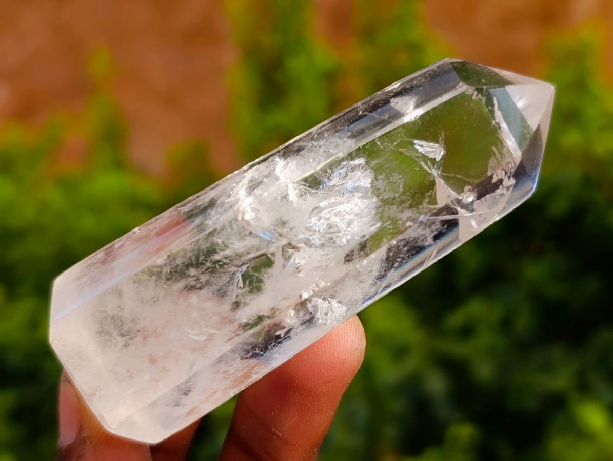 Polished Clear & Smokey Quartz Crystals x 24 From Madagascar - Toprock Gemstones and Minerals 