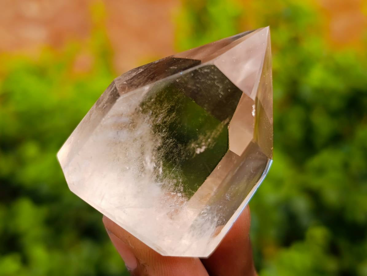 Polished Clear & Smokey Quartz Crystals x 24 From Madagascar - Toprock Gemstones and Minerals 