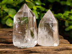 Polished Clear & Smokey Quartz Crystals x 24 From Madagascar - Toprock Gemstones and Minerals 