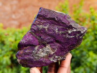 Natural Metallic Purpurite Cobbed Specimens x 7 From Erongo, Namibia