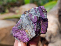 Natural Metallic Purpurite Cobbed Specimens x 35 From Erongo, Namibia