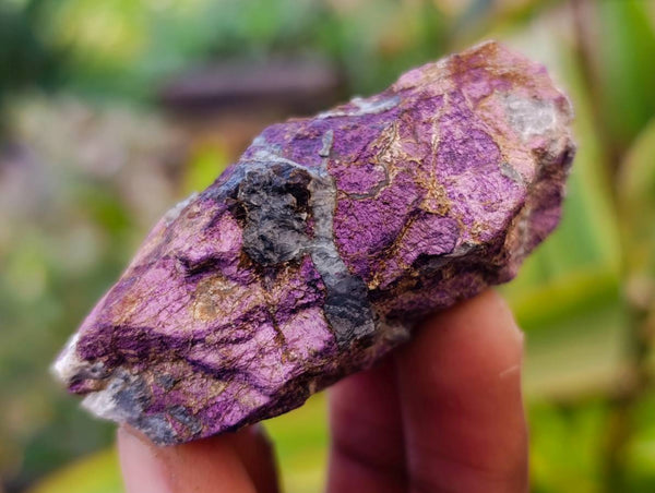Natural Metallic Purpurite Cobbed Specimens x 35 From Erongo, Namibia