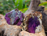 Natural Metallic Purpurite Cobbed Specimens x 35 From Erongo, Namibia