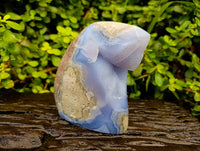Polished Blue Lace Agate Standing Free Form x 1 From Malawi