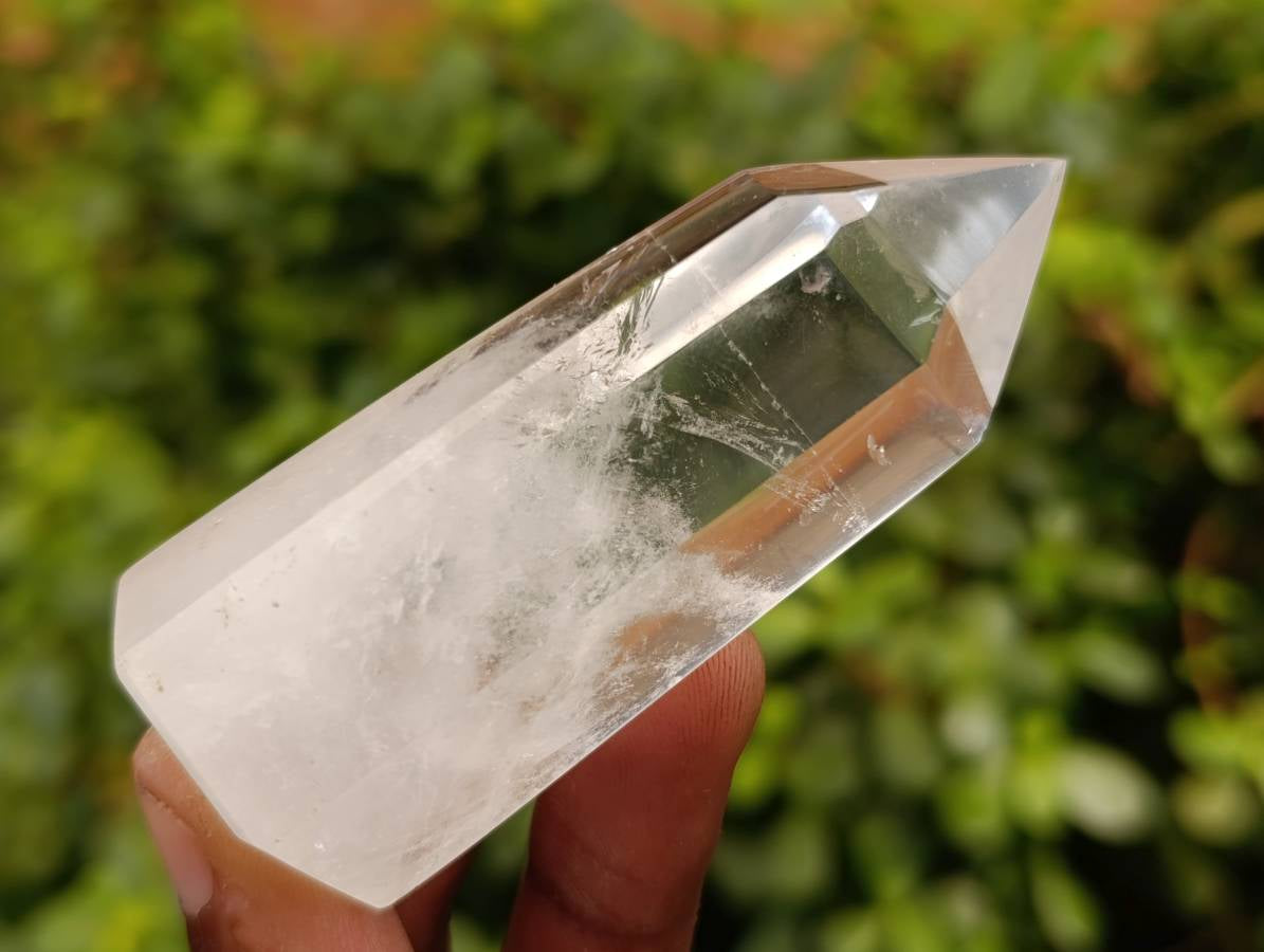 Polished Clear Quartz Crystals x 12 From Madagascar - Toprock Gemstones and Minerals 