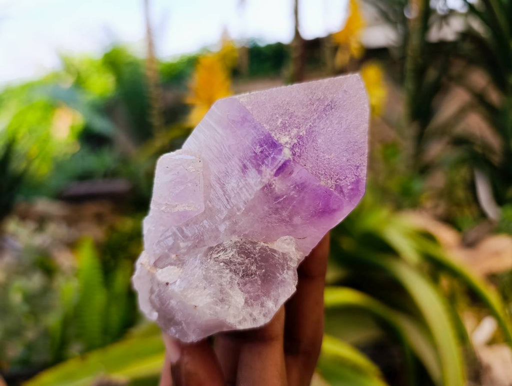 Polished Jacaranda Amethyst Quartz Crystals x 12 From Mumbwa, Zambia - Toprock Gemstones and Minerals 