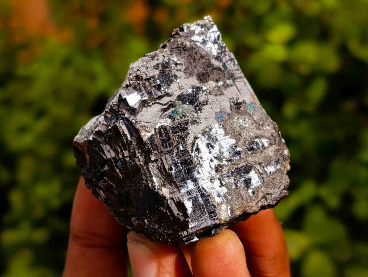 Natural Silver Lead Galena Specimens x 7 From Namibia - Toprock Gemstones and Minerals 