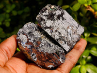 Natural Silver Lead Galena Specimens x 7 From Namibia