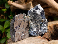 Natural Silver Lead Galena Specimens x 7 From Namibia