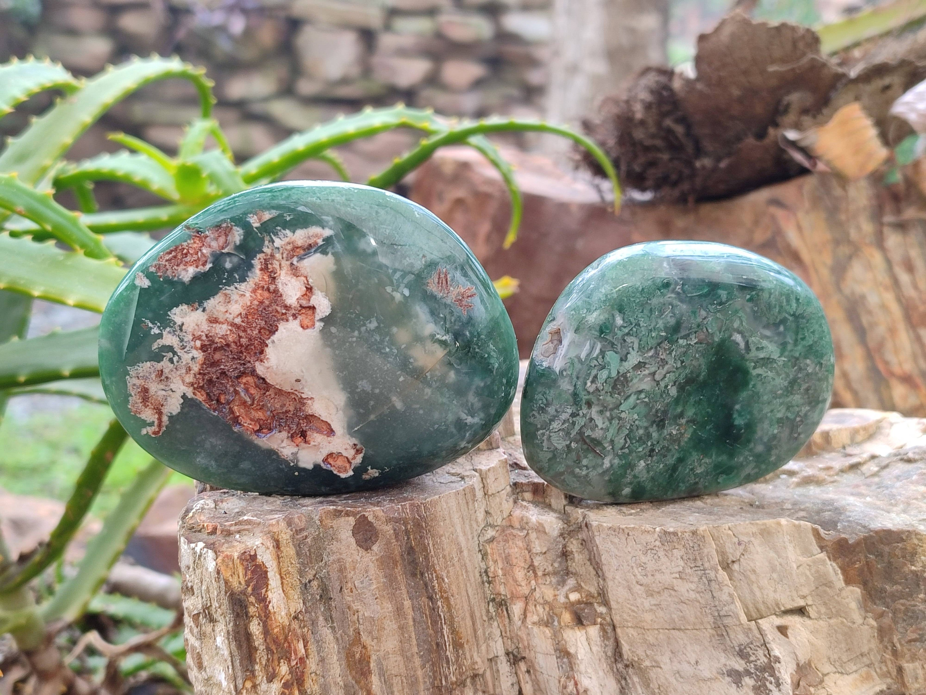 Polished Emerald Mtorolite Free Forms x 6 From Mutorashanga, Zimbabwe - Toprock Gemstones and Minerals 