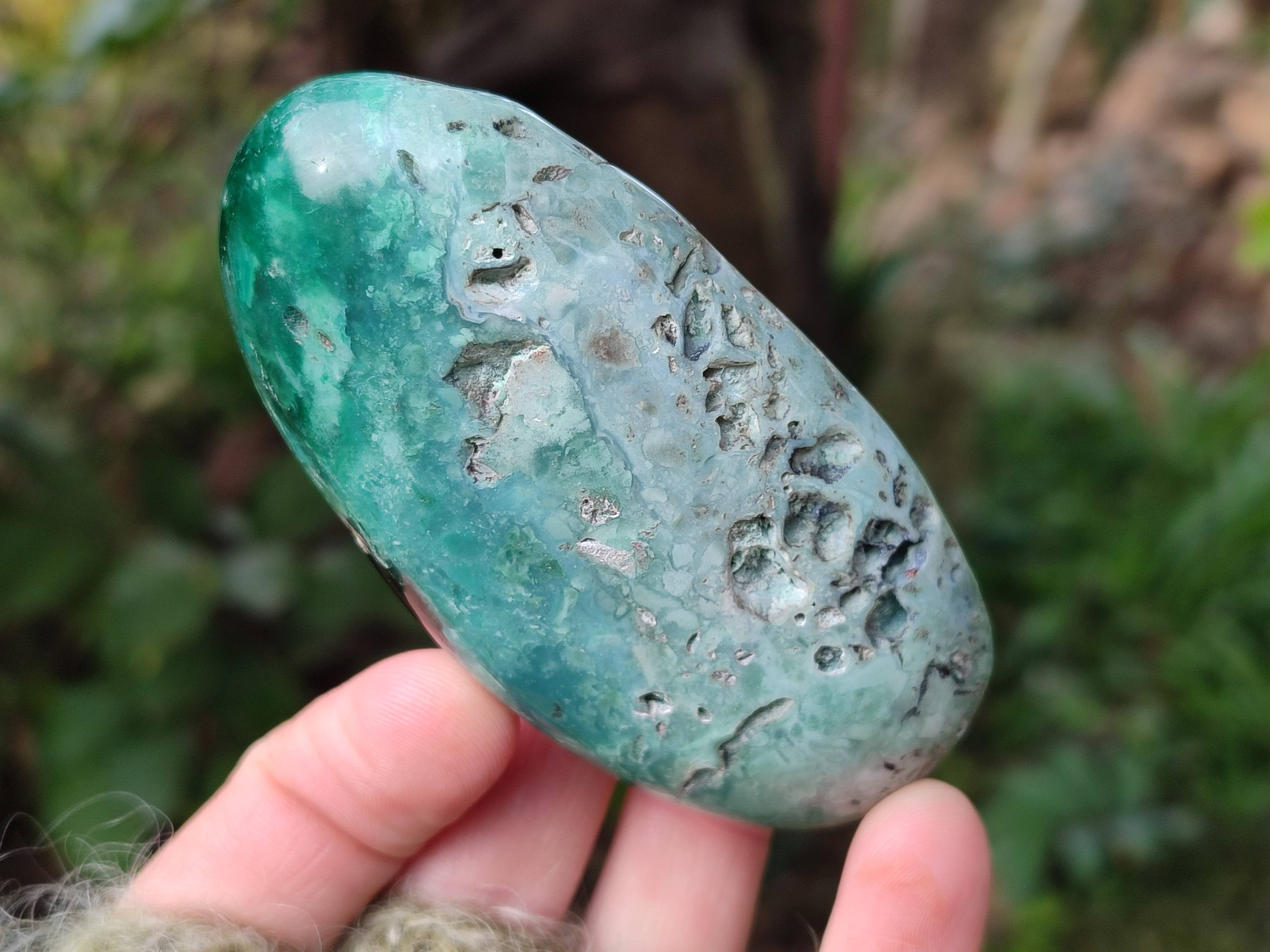 Polished Emerald Mtorolite Free Forms x 6 From Mutorashanga, Zimbabwe - Toprock Gemstones and Minerals 