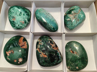 Polished Emerald Mtorolite Free Forms x 6 From Mutorashanga, Zimbabwe - Toprock Gemstones and Minerals 