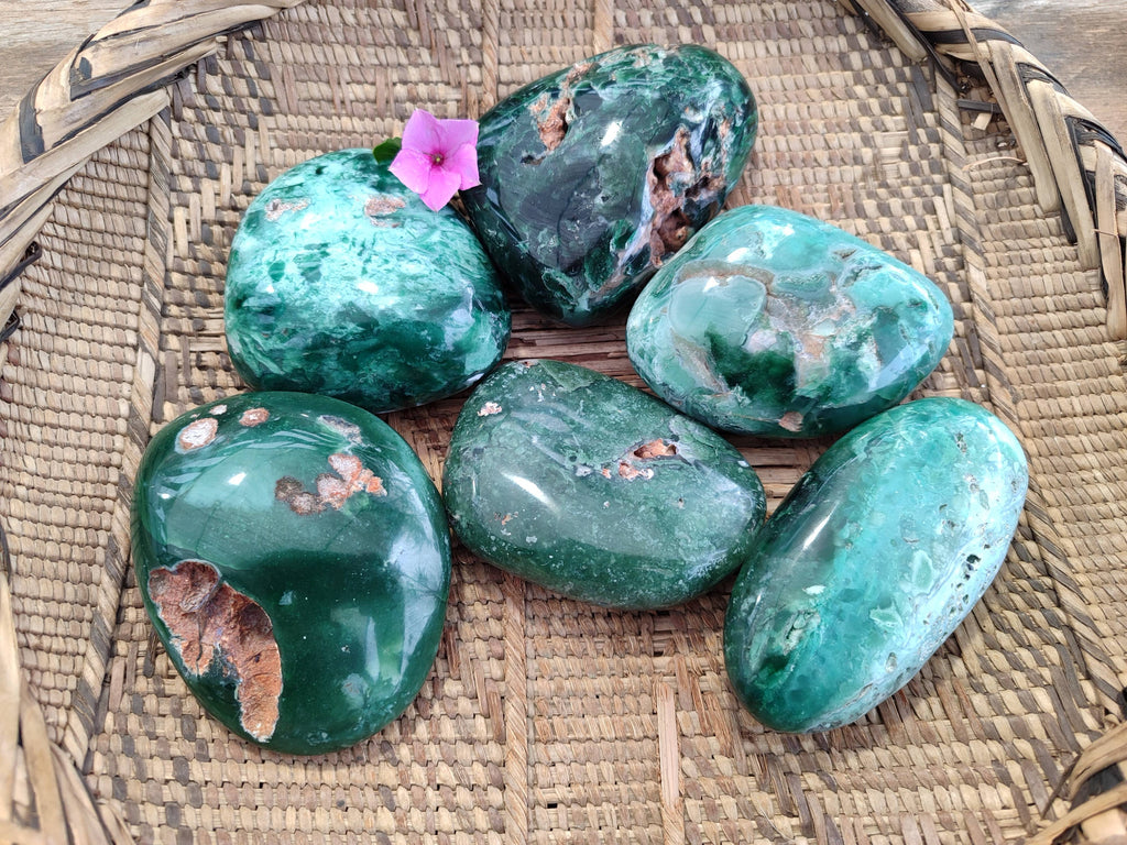 Polished Emerald Mtorolite Free Forms x 6 From Mutorashanga, Zimbabwe - Toprock Gemstones and Minerals 