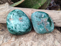 Polished Emerald Mtorolite Free Forms x 6 From Mutorashanga, Zimbabwe - Toprock Gemstones and Minerals 