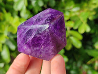 Polished Chevron Amethyst Crystals x 6 Zambia