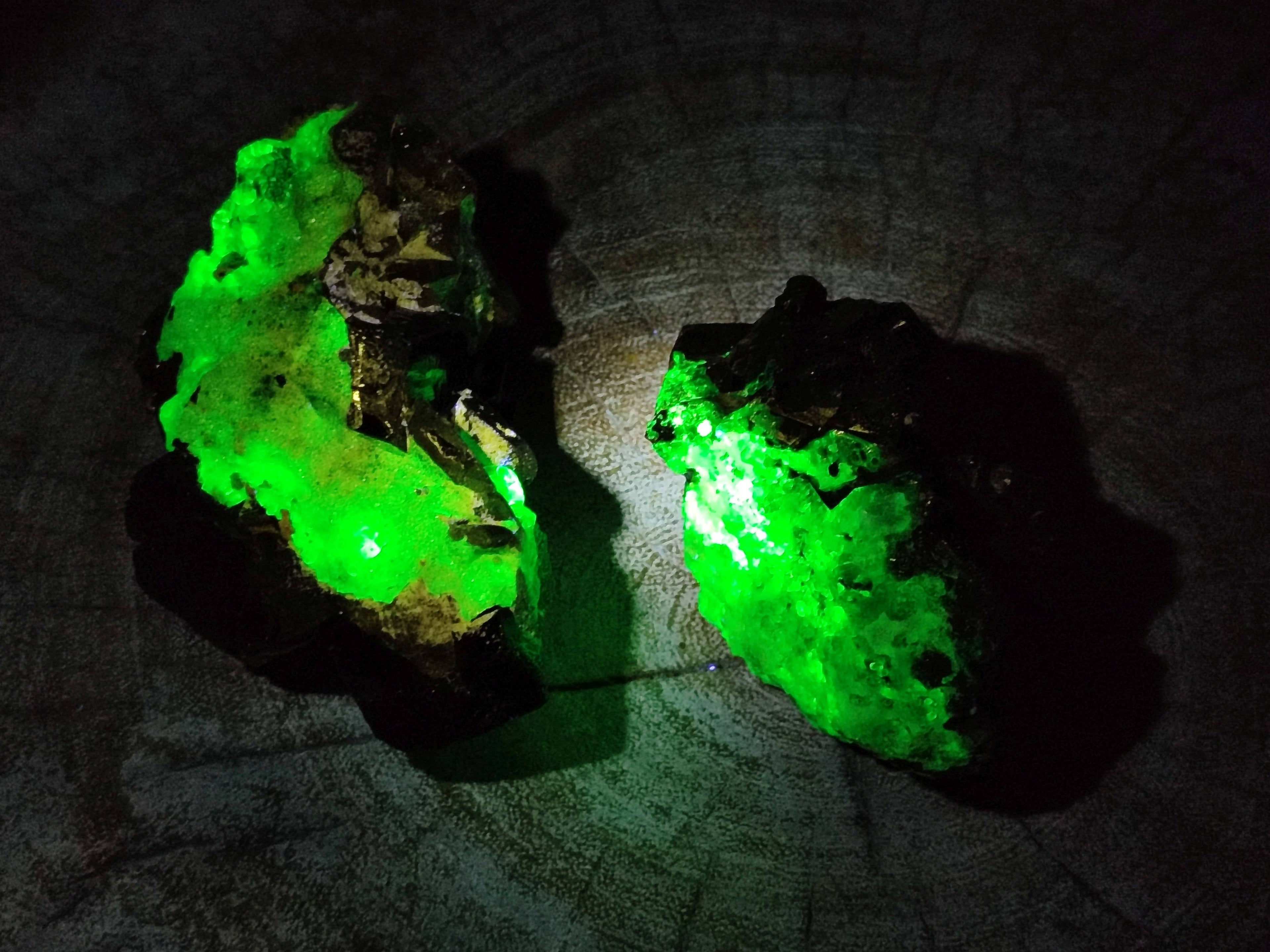 Natural Schorl Black Tourmaline Specimens x 6 From Erongo, Namibia - Toprock Gemstones and Minerals 