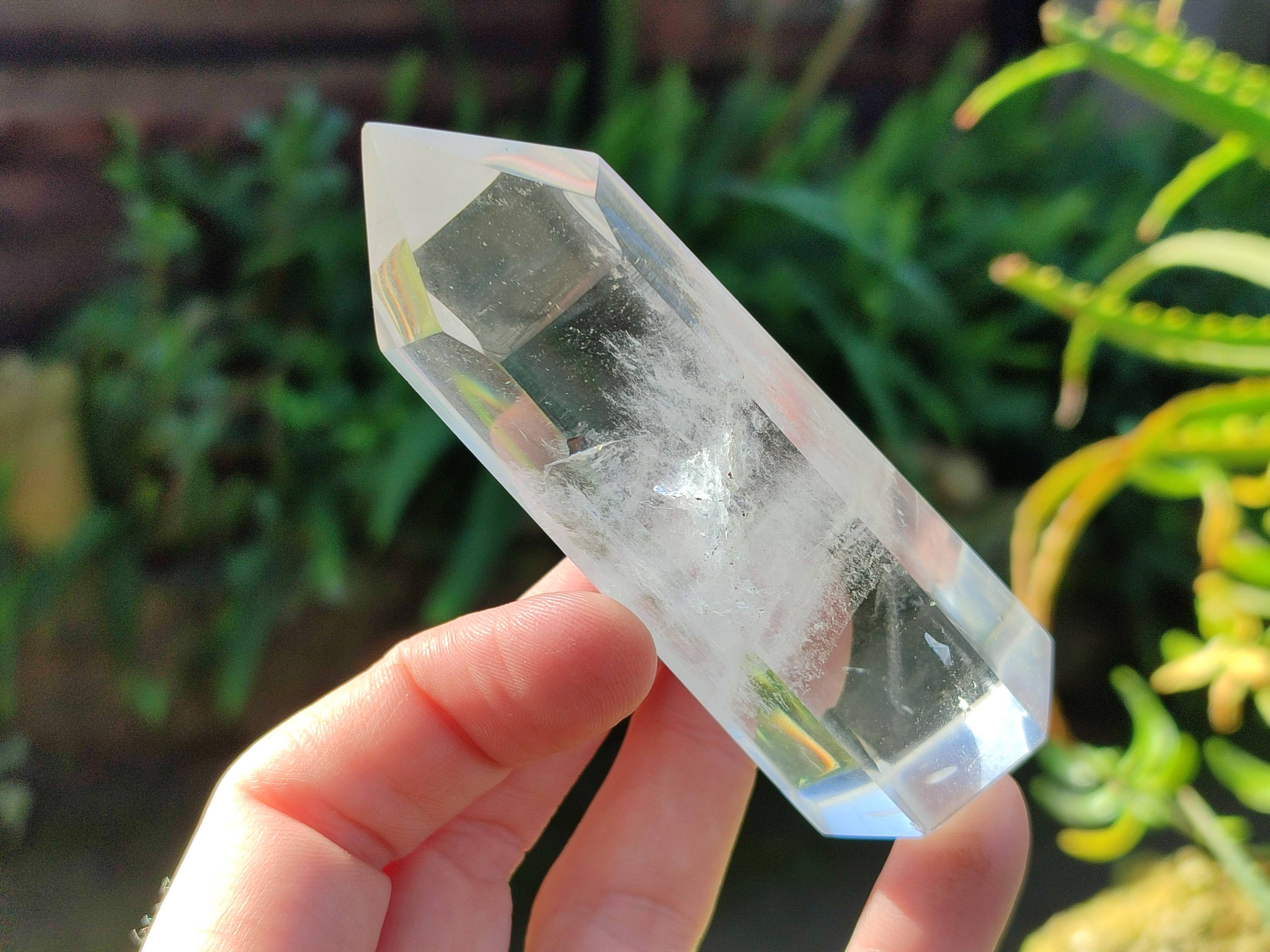 Polished Clear Quartz Crystals x 12 From Madagascar - Toprock Gemstones and Minerals 