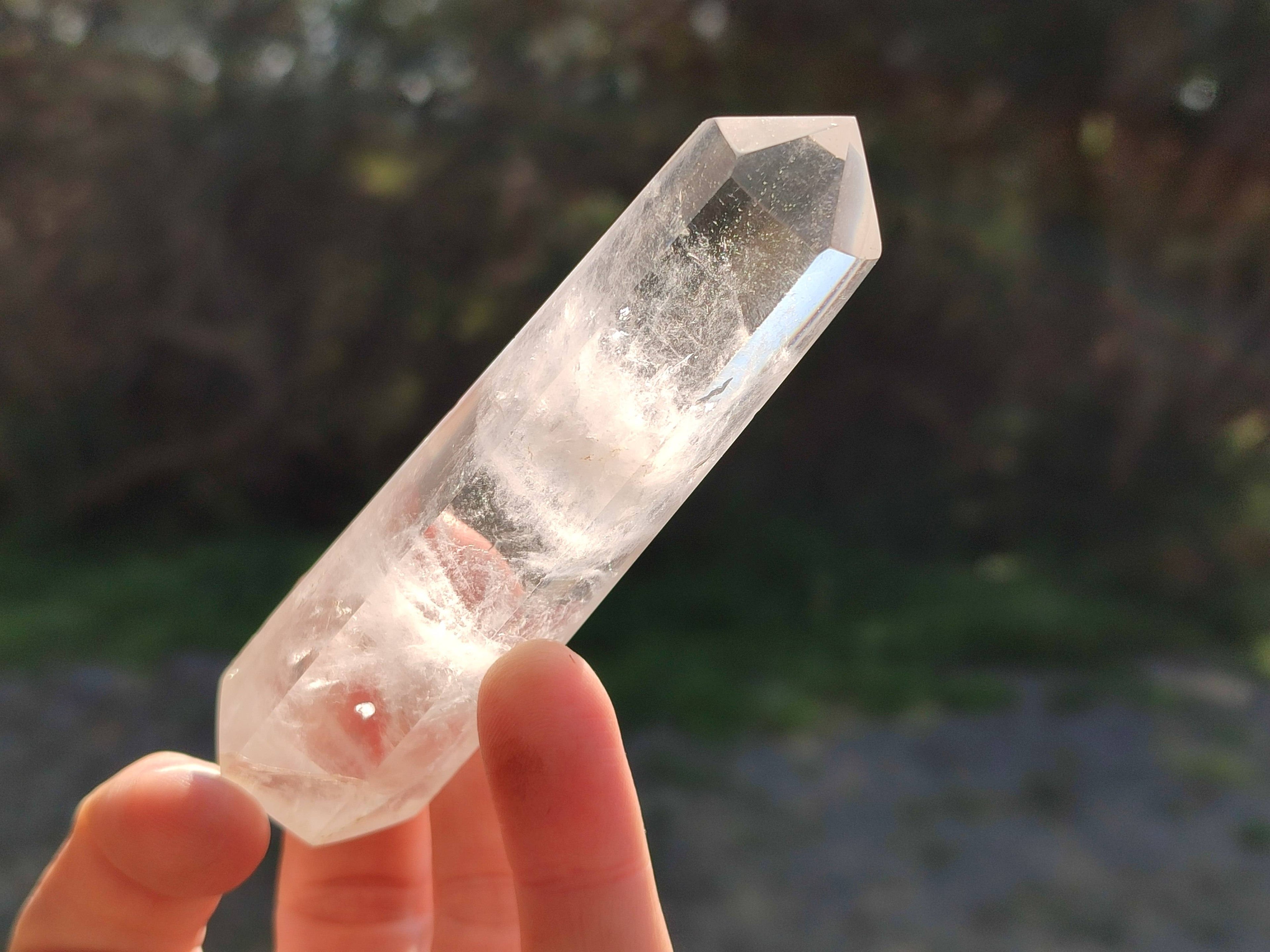 Polished Clear Quartz Crystals x 12 From Madagascar - Toprock Gemstones and Minerals 