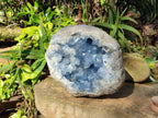Natura Celestite Geode Specimen x 1 From Sakoany, Madagascar - Toprock Gemstones and Minerals 