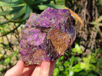 Natural Metallic Purpurite Cobbed Specimens x 3 From Erongo, Namibia