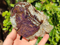 Natural Metallic Purpurite Cobbed Specimens x 3 From Erongo, Namibia