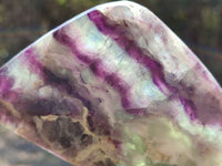 Polished Watermelon Fluorite Free Forms x 6 From Uis, Namibia - Toprock Gemstones and Minerals 