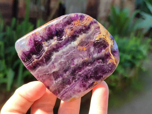Polished Watermelon Fluorite Free Forms x 6 From Uis, Namibia - Toprock Gemstones and Minerals 