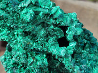 Natural Silky Malachite Specimens x 2 From Kasompe, Congo
