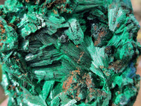 Natural Silky Malachite Specimens x 2 From Kasompe, Congo