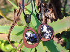 Hand Made Specially Selected Schorl Pendants - Sold Per Item - From South Africa - Toprock Gemstones and Minerals 