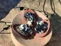 Hand Made Specially Selected Schorl Pendants - Sold Per Item - From South Africa