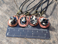 Hand Made Specially Selected Schorl Pendants - Sold Per Item - From South Africa