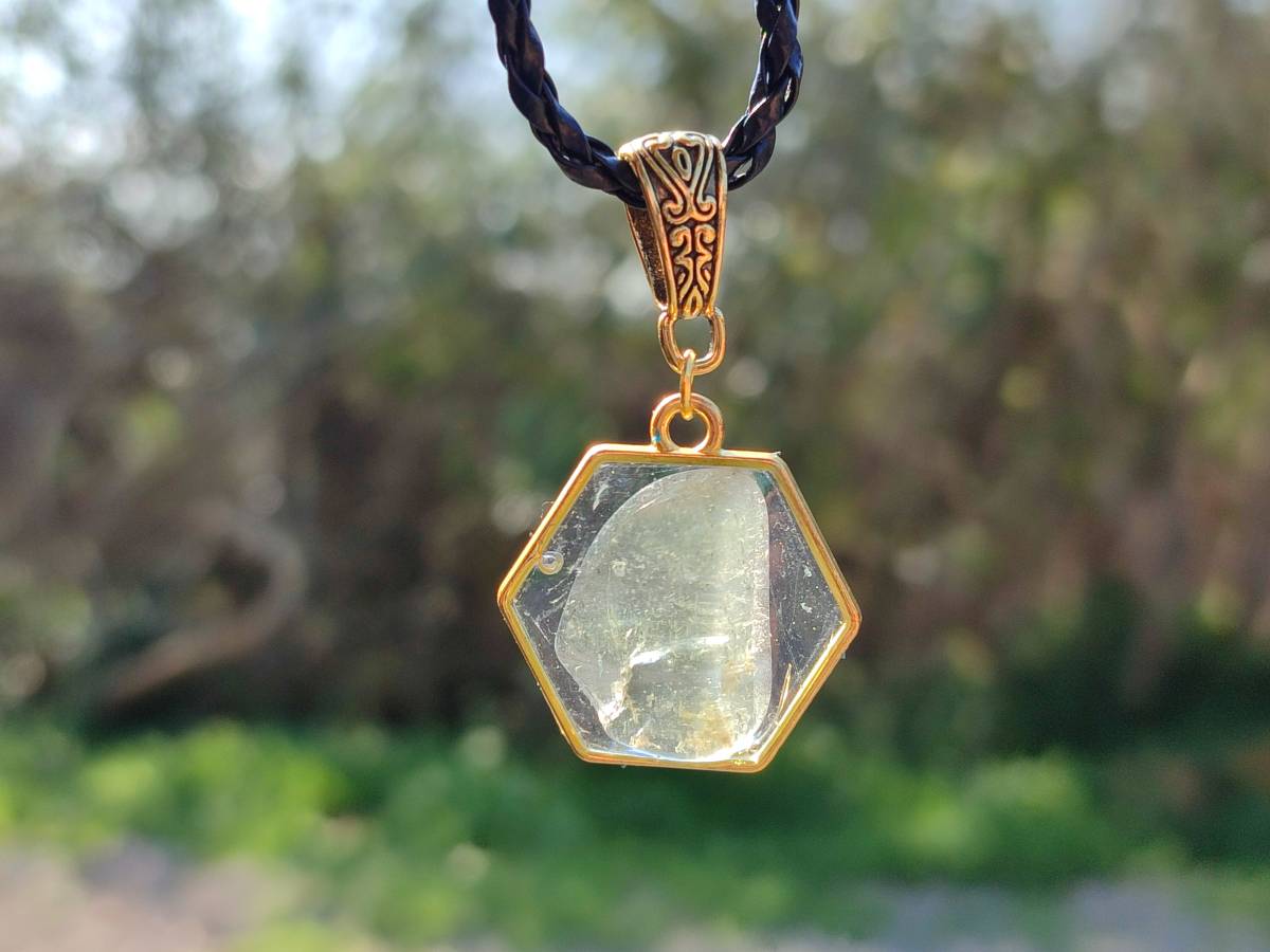 Hand Made Specially Selected Aquamarine Pendants - Sold Per Item - From South Africa - Toprock Gemstones and Minerals 