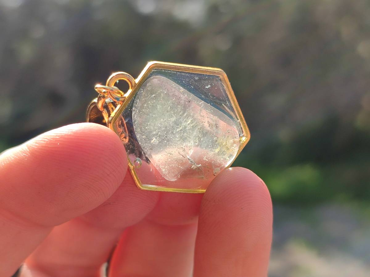 Hand Made Specially Selected Aquamarine Pendants - Sold Per Item - From South Africa - Toprock Gemstones and Minerals 