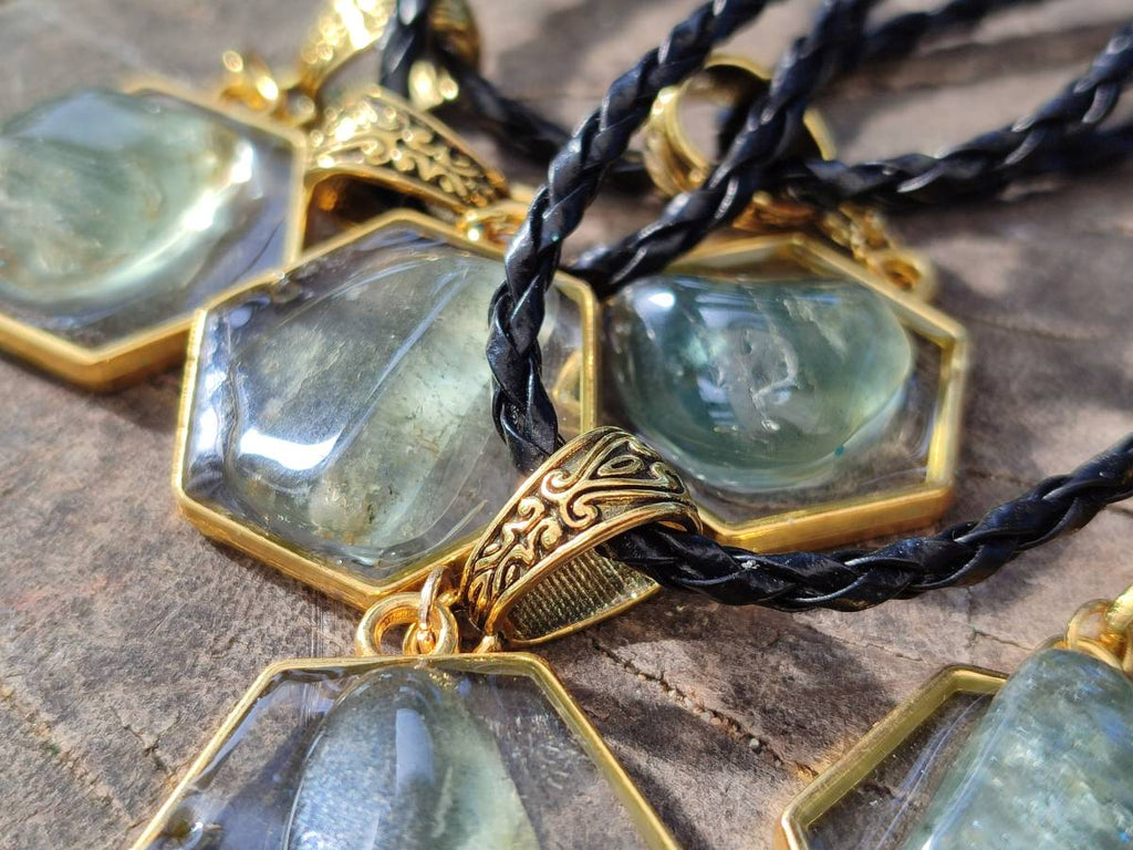 Hand Made Specially Selected Aquamarine Pendants - Sold Per Item - From South Africa - Toprock Gemstones and Minerals 