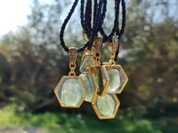 Hand Made Specially Selected Aquamarine Pendants - Sold Per Item - From South Africa