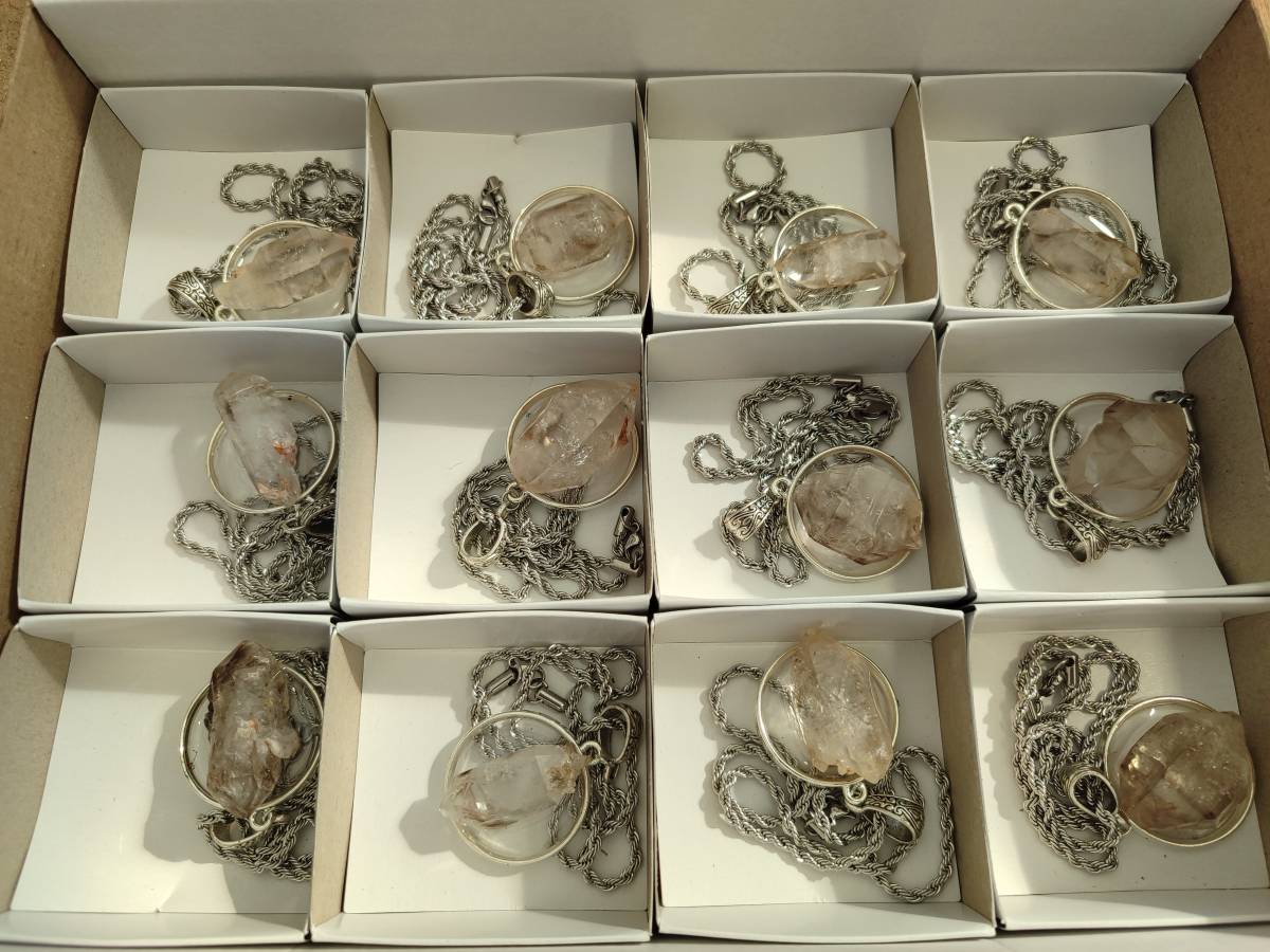 Hand Made Specially Selected Brandberg Quartz Pendants - Sold Per Item - From South Africa - Toprock Gemstones and Minerals 