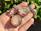 Hand Made Specially Selected Brandberg Quartz Pendants - Sold Per Item - From South Africa - Toprock Gemstones and Minerals 