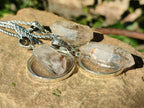 Hand Made Specially Selected Brandberg Quartz Pendants - Sold Per Item - From South Africa - Toprock Gemstones and Minerals 