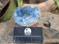 Natural Celestite Specimens x 3 From Sakoany, Madagascar