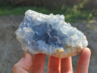 Natural Celestite Specimens x 3 From Sakoany, Madagascar
