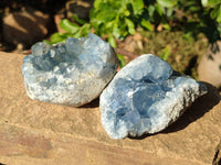 Natural Celestite Specimens x 3 From Sakoany, Madagascar